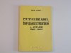 CRITICI DE ARTA IN PRESA BUCURESTEANA A ANILOR (1931 - 1937) de PETRE OPREA , 1997