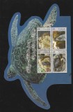 Tonga 2013 - Fauna marina , Bloc 4 valori (IV) , dantelate , MNH , Mi.Bl.62, Natura, Nestampilat
