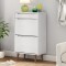 Gossi pantofar &quot;molde&quot;, alb, 59,5x35x103 cm, lemn masiv de pin