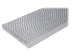 Radiator SEIFERT ELECTRONIC extrudat cu aripioare, L: 1000mm, W: 250mm