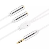 Cablu audio stereo SENTIVUS 1.5m Jack 3.5 mm tata - 2x 3.5 mm mama