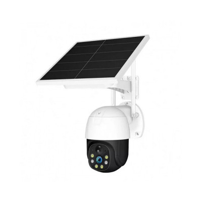 Camera supraveghere cu panou solar, IP66, WIFI, FullHD, 8MPX foto