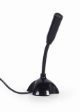 MICROFON GEMBIRD, suport tip &quot;picior&quot;, conector USB 2.0, flexibil, negru, &quot;MIC-DU-02&quot; (timbru verde 0.03 lei)