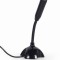 MICROFON GEMBIRD, suport tip &quot;picior&quot;, conector USB 2.0, flexibil, negru, &quot;MIC-DU-02&quot; (timbru verde 0.03 lei)