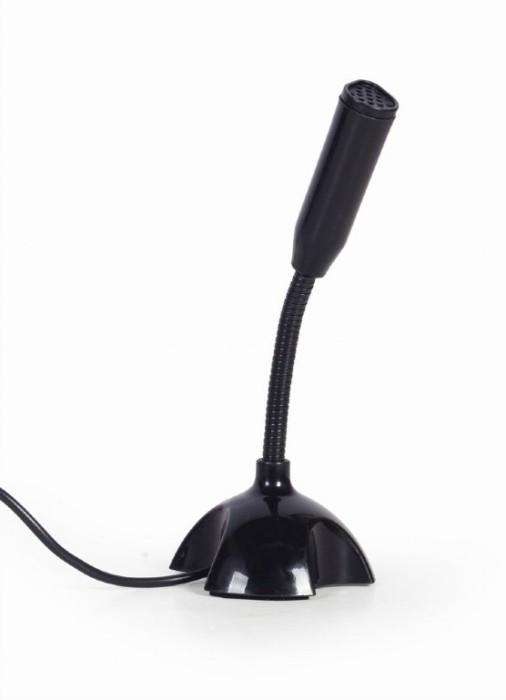 MICROFON GEMBIRD, suport tip &quot;picior&quot;, conector USB 2.0, flexibil, negru, &quot;MIC-DU-02&quot; (timbru verde 0.03 lei)