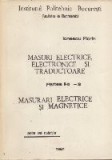 Masuri electrice, electronice si traductoare, Partea a II-a - Masurari electrice si magnetice (Pentru uzul studentilor)