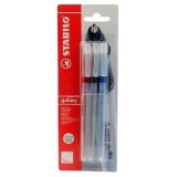 Pix fara mecanism Stabilo Galaxy 818, M, 0. 45 mm, 3 culori/blister, albastru, negru, rosu