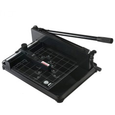 Ghilotina manuala profesionala A4, 400 coli, heavy duty, ghidaj, marcaje, sistem fixare, Bright Office