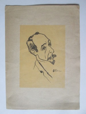 Ex-libris 160 x 114 mm semnat Camil Ressu foto