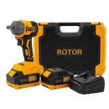 Autofiletanta cu impact pe acumulator ROTOR RIW21, 21 V /3 Ah, 320 Nm 2200 rot/min, 3300 BPM Innovative ReliableTools