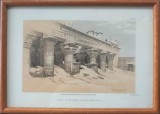 Cumpara ieftin Litografie după David Roberts, Portico of the Temple Edfou, 1846, nr. 322/500