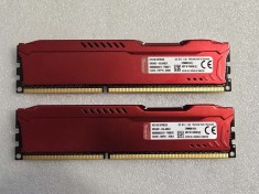 Kit memorie RAM desktop Kingston HyperX FURY 8GB (2x4GB) DDR3 1866MHz HX318C10FRK2/8