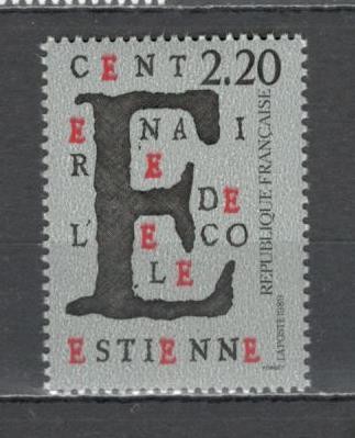 Franta.1989 100 ani Scoala Estienne otr. Grafica si Arta XF.547