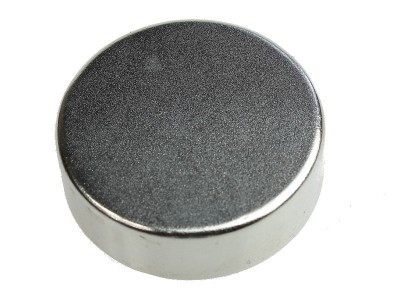 Magnet, Neodim, 30x10 mm, Argintiu foto