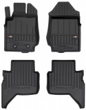 Set Covorase Auto Cauciuc Negro Ford Ranger 4 2018&rarr; Pro Line Tip Tavita 3D 3D409880