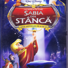 DVD animatie: Sabia din stanca ( Disney ; stare foarte buna; dublat romana )