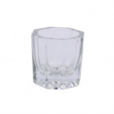 Pahar din sticla pentru acril si vopsele foto