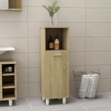 vidaXL Dulap de baie, stejar Sonoma, 30x30x95 cm, lemn prelucrat