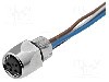 Conector M8, 4 pini, clasa etanseitate IP67, HIRSCHMANN - 933382100 ELKE 4408 V FM 8 05