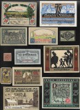 Set#5 12 notgeld diferite (cele din imagini), Europa