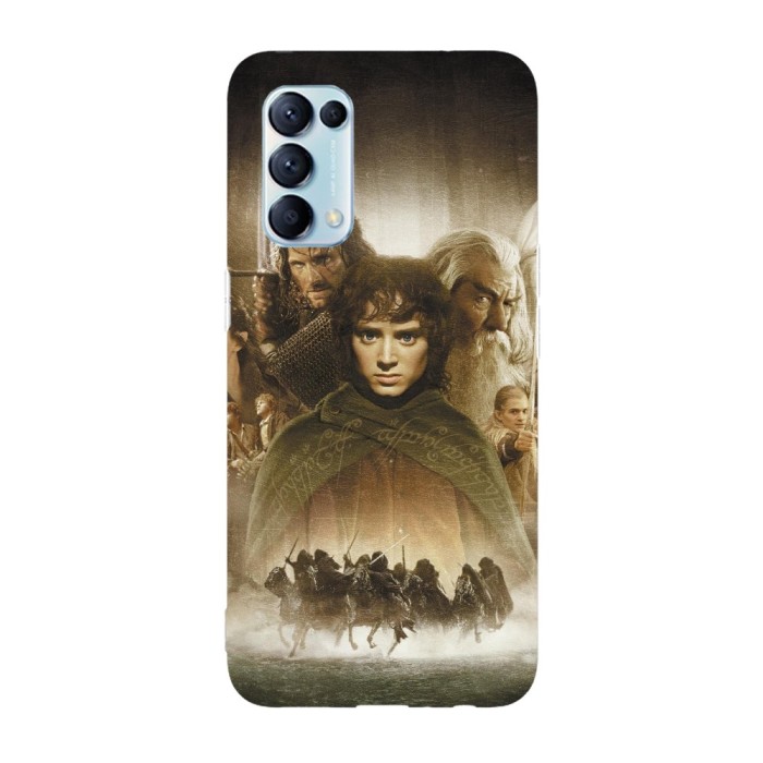 Husa compatibila cu Oppo Find X5, Viceversa, model The Fellowship of the Ring The Lord of the rings, Silicon, TPU