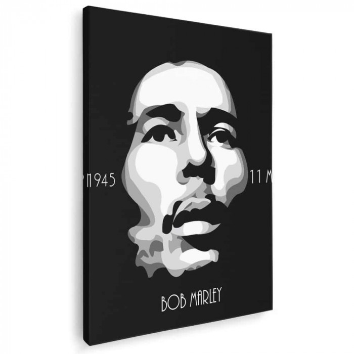 Tablou afis Bob Marley cantaret 2411 Tablou canvas pe panza CU RAMA 20x30 cm