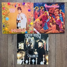 Pachet 3x Disc Vinil Colinde / Crăciun ȘTEFAN HRUȘCĂ, Furdui Iancu, Steaua Sus Rasare Vinyl