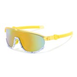 Ochelari sport cu protectie UV, pentru copii Asteroid GSM 2025, galben