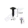Surub Fixare Auto 4.7x15.9mm Negru, Set 10 Bucati - Alfa Romeo, Fiat, BMW - 132416, 45195-RMX