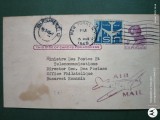 Carte postala corespondenta stiintifica ,academica , exceptionala, Circulata, Printata, ART