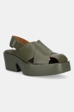 Camper sandale de piele Billie culoarea verde, K201725-002