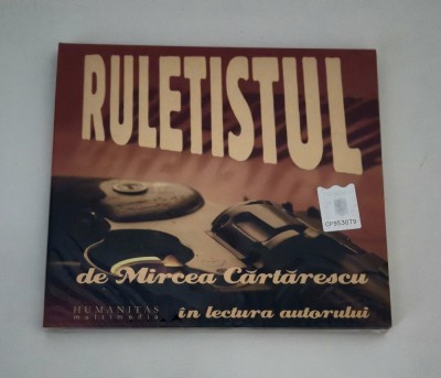 Cd Audio Audio book Mircea Cartarescu Ruletistul cd sigilat foto