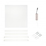 Panou LED cu rama 220V/40W 3200lm/6400K 600x600mm cu driver 600mA Breckner Germany