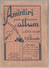 D. M. Alexandru - Carte de amintiri de scris in albume la diferite ocaziuni