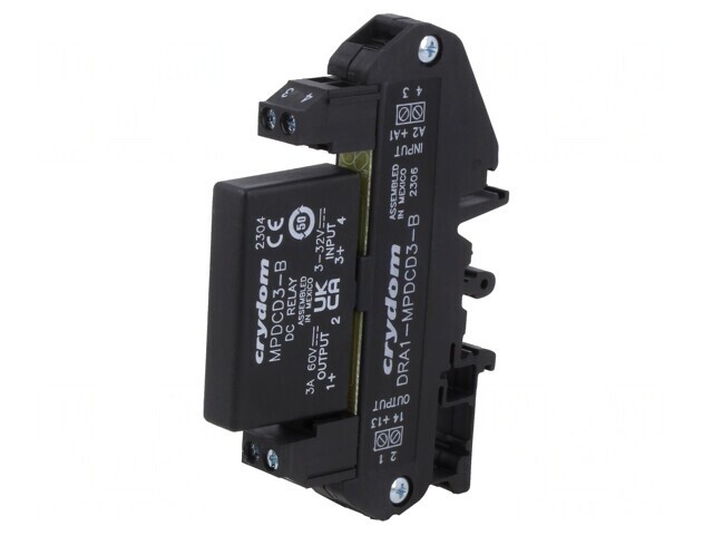 Releu Semiconductori 3-32VDC 3A DIN DRA1-MPDCD3-B