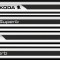 Set protectii praguri CROM - Skoda Superb