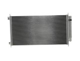 Condensator climatizare Honda City, 09.2008-2013, motor 1.4, 74 kw benzina, cutie manuala, full aluminiu brazat, 695(650)x350(345)x16 mm, cu uscator