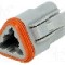 Conector auto, AT, 3 pini, AMPHENOL - AT06-3S