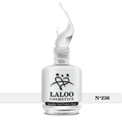 No.236 MIlky White French| Weekly Nail Polish 15ml foto