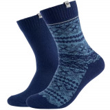 șosete Skechers 2PPK Men Casual Fashion Jacquard Socks SK41049-5501 albastru marin