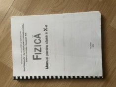 Manual fizica clasa a X-a foto