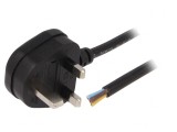 Cablu 3x1mm2 PVC 5m Negru 13A