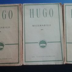 myh 712s - Victor Hugo - Mizerabilii - trei volume - ed 1960