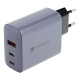 Incarcator retea Forcell F-energy GaN VT-42B usb type c x 2 65w