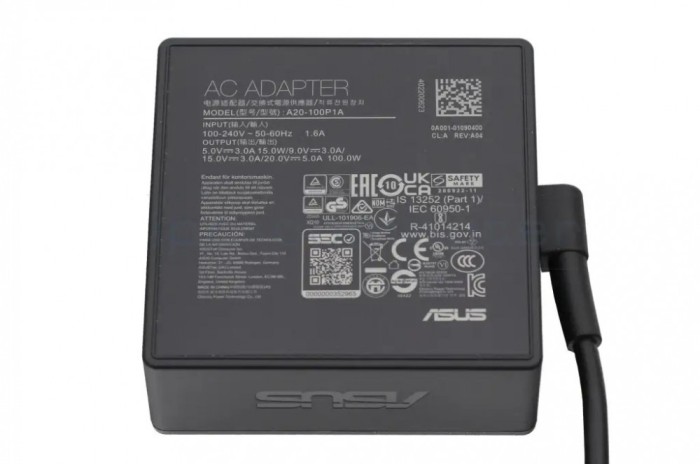Incarcator Laptop Asus, VivoBook Pro 16X M7600QA, 0A001-01090100, A20-100P1A, 20V, 5A, 100W, USB-C
