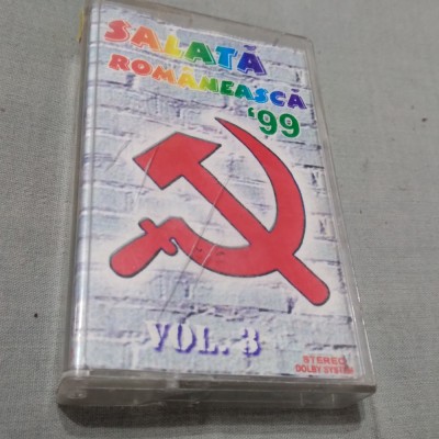 CASETA AUDIO SALATA ROMANEASCA &amp;#039;99 VOL 3 ORIGINALA foto