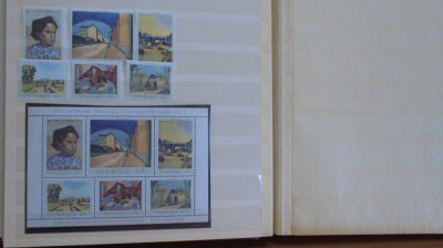 SUEDIA - PICTURA IVAN AGUELI - 1969 - BL.1 + SERIE 638/ 643 MICHEL - foto
