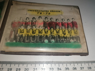 FOTO DE COLECTIE ECHIPA DE FOTBAL UNIVERSITATEA CRAIOVA 78 -79 foto