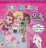 Cumpara ieftin Invat numerele impreuna cu Polly Pocket. Carte de colorat cu autocolante/***