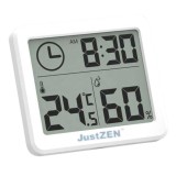 Termometru si higrometru de camera JustZen XT52 - BB ecran 8.2*7.2 cm citire 10s alb